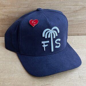 FRED SEGAL MITCHELL & NESS PRO PINCH SNAPBACK HAT Blue Adjustable Fit NEW